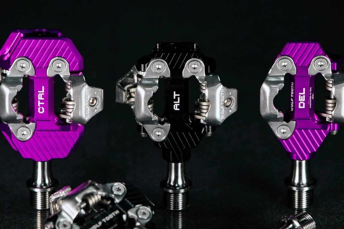 Pedales automáticos CTRL, ALT y DEL. Imagen: Wolf Tooth Components