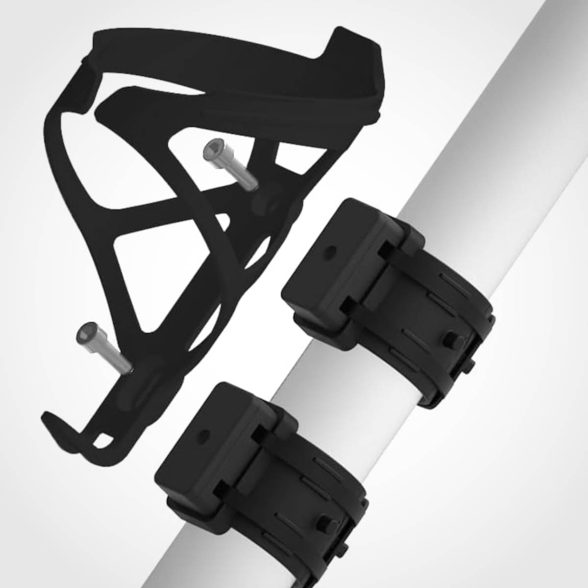 Soporte Zéfal Gizmo y portabidón Pulse B2. Imagen: Zéfal