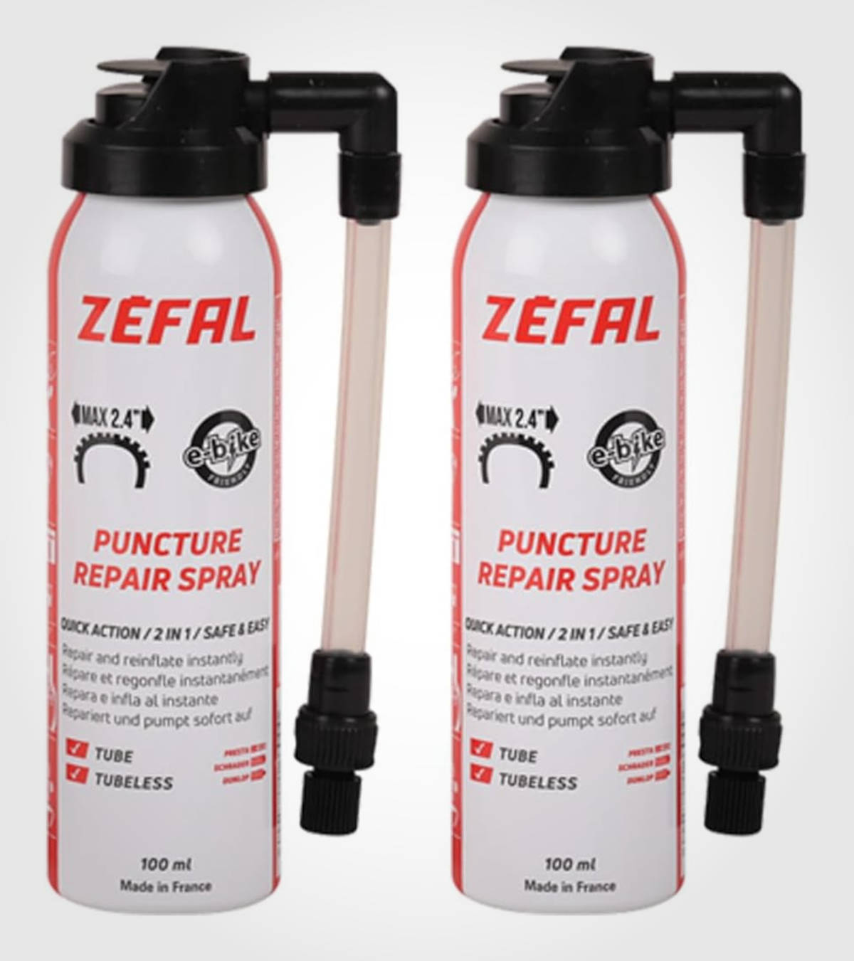 Spray reparador de pinchazos. Imagen: Zéfal
