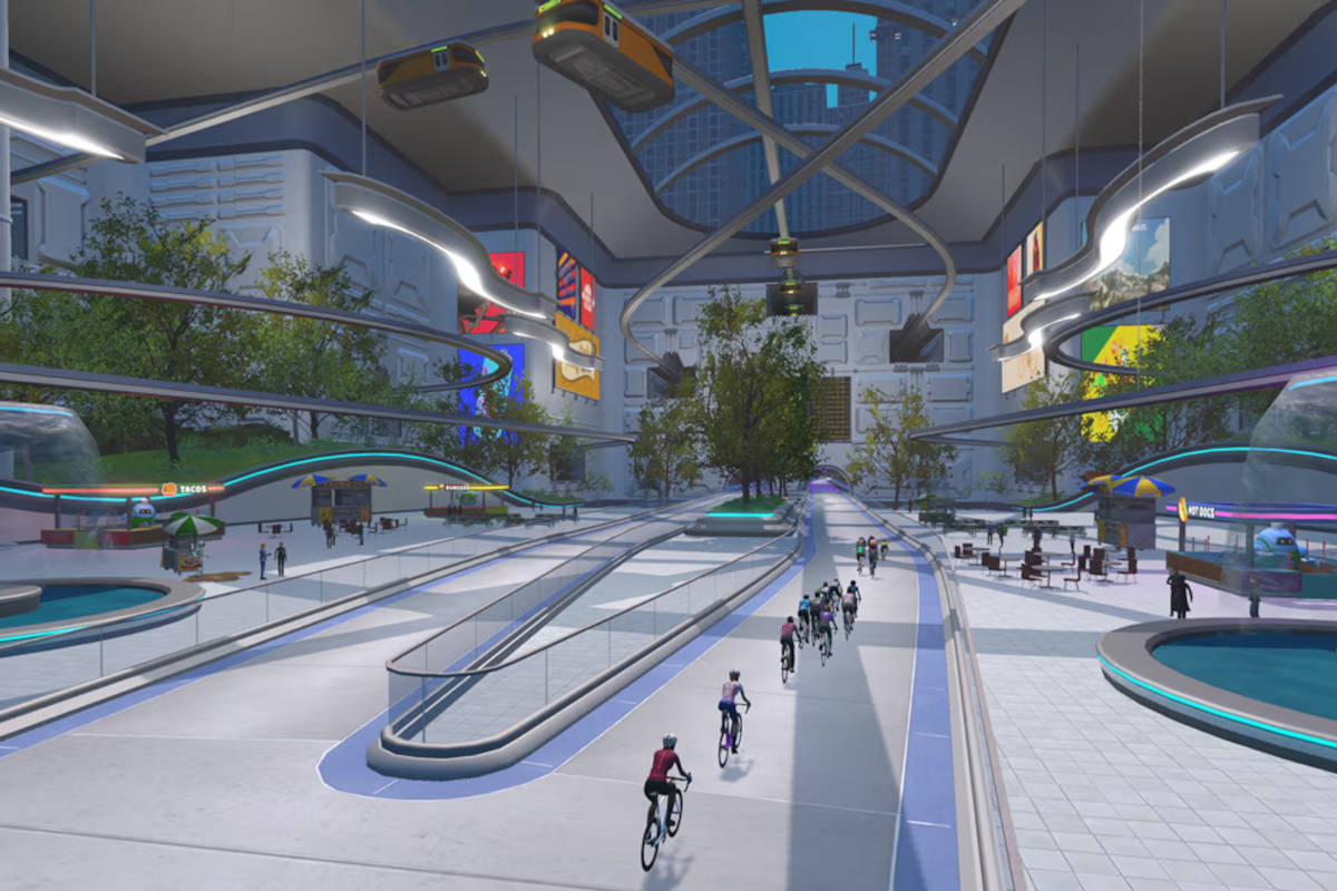 Etapa 4 de Zwift Unlocked. Imagen: Zwift