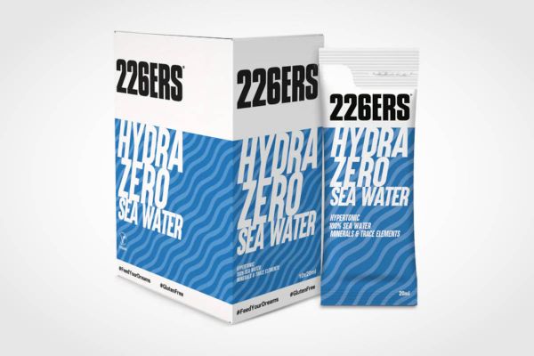 226ERS Hydrazero Sea Water: agua de mar hipertónica para reforzar la reposición mineral en entrenamientos exigentes