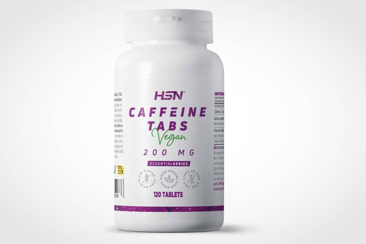 Suplemento de cafeína. Imagen: HSN