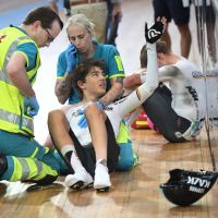 El accidente más insólito del año en ciclismo en pista deja a Moritz Mauss al borde del desastre