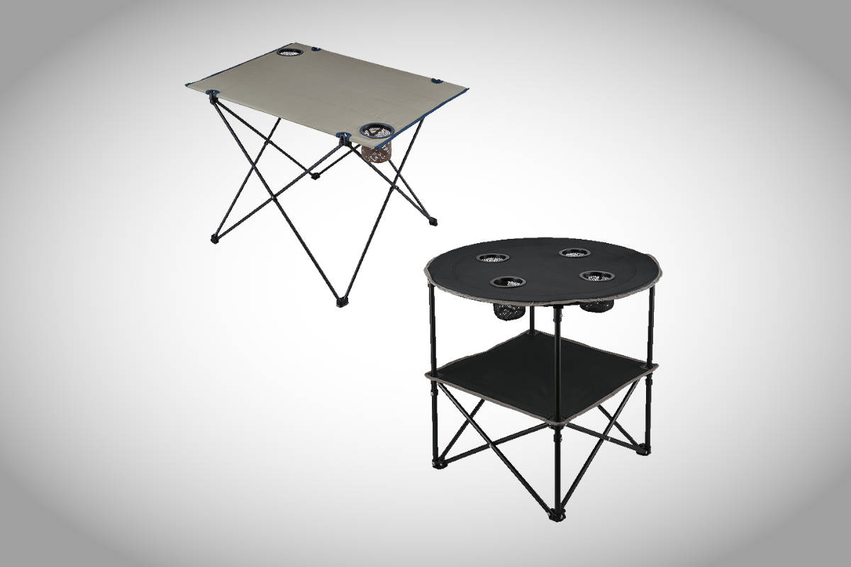 Mesa plegable de camping de ALDI. Imagen: ALDI