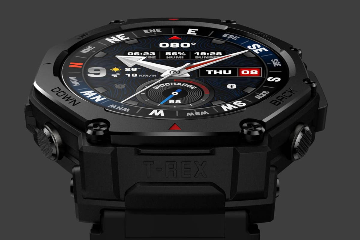 Amazfit T-Rex 3 Pro. Imagen: Amazfit