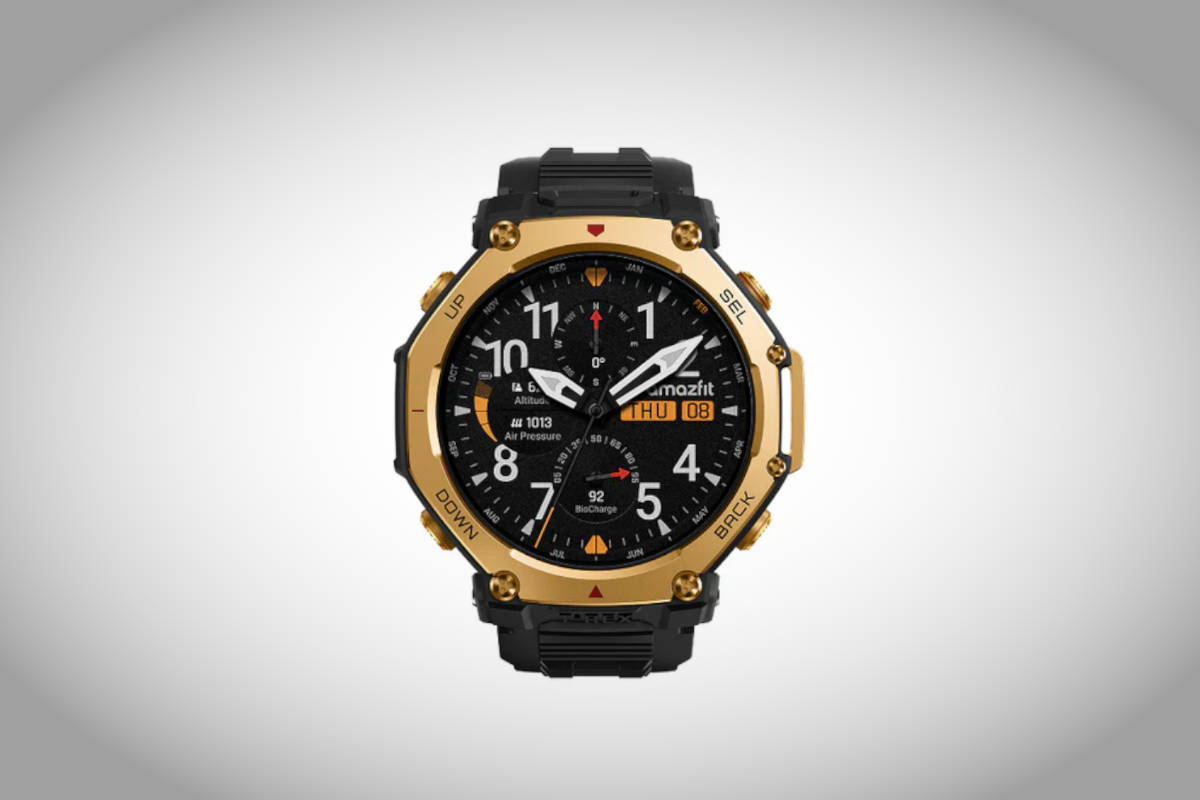 Amazfit T-Rex 3 Pro. Imagen: Amazfit