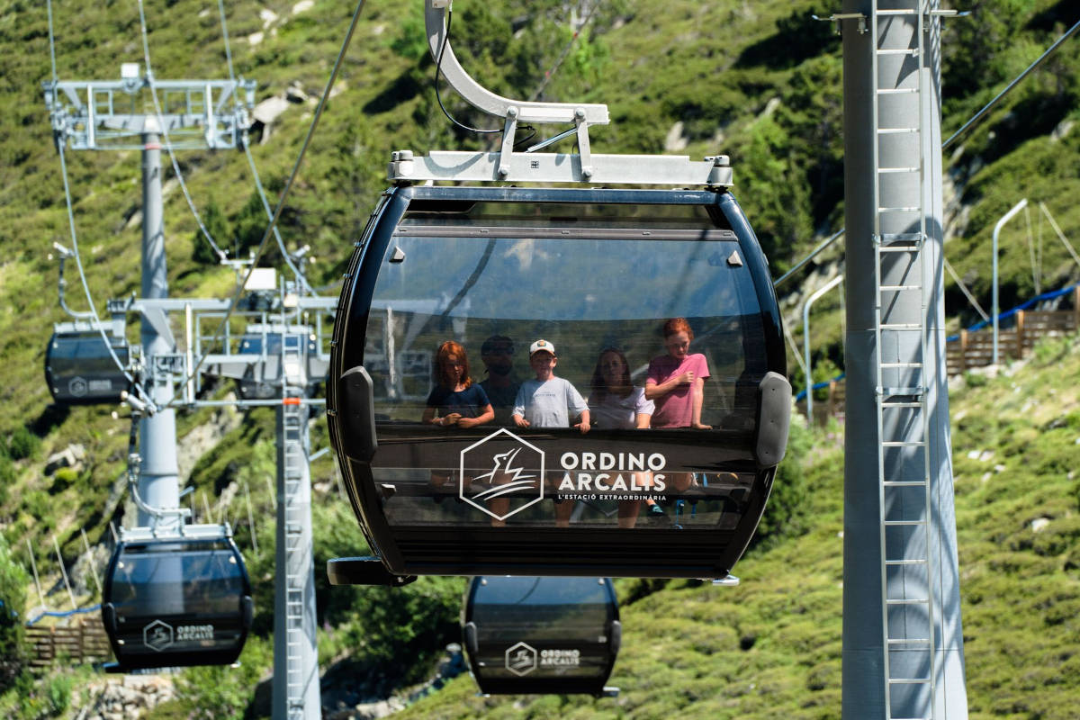 Ordino Arcalís telecabina de Tristaina. Imagen: Grandvalira Resorts