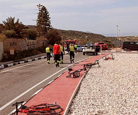 Atropello en Orihuela: el vídeo que muestra cómo una cadena de fallos vuelve a golpear al ciclismo en carretera