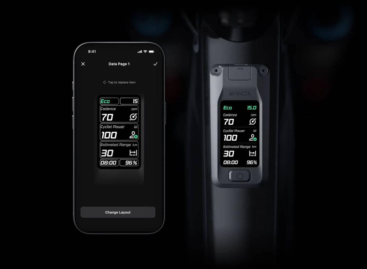 Display OLED Avinox. Imagen: Avinox