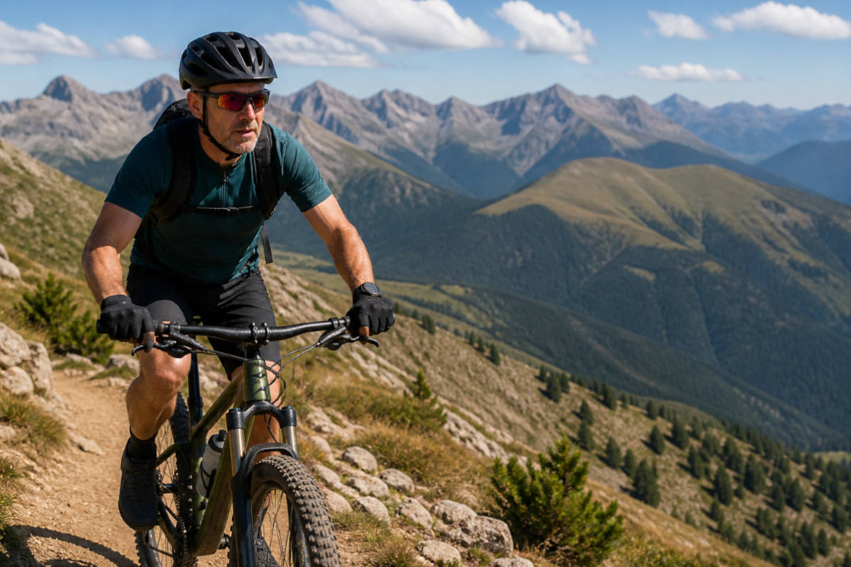 Ciclista de ruta por la montaña. Imagen: TodoMountainBike