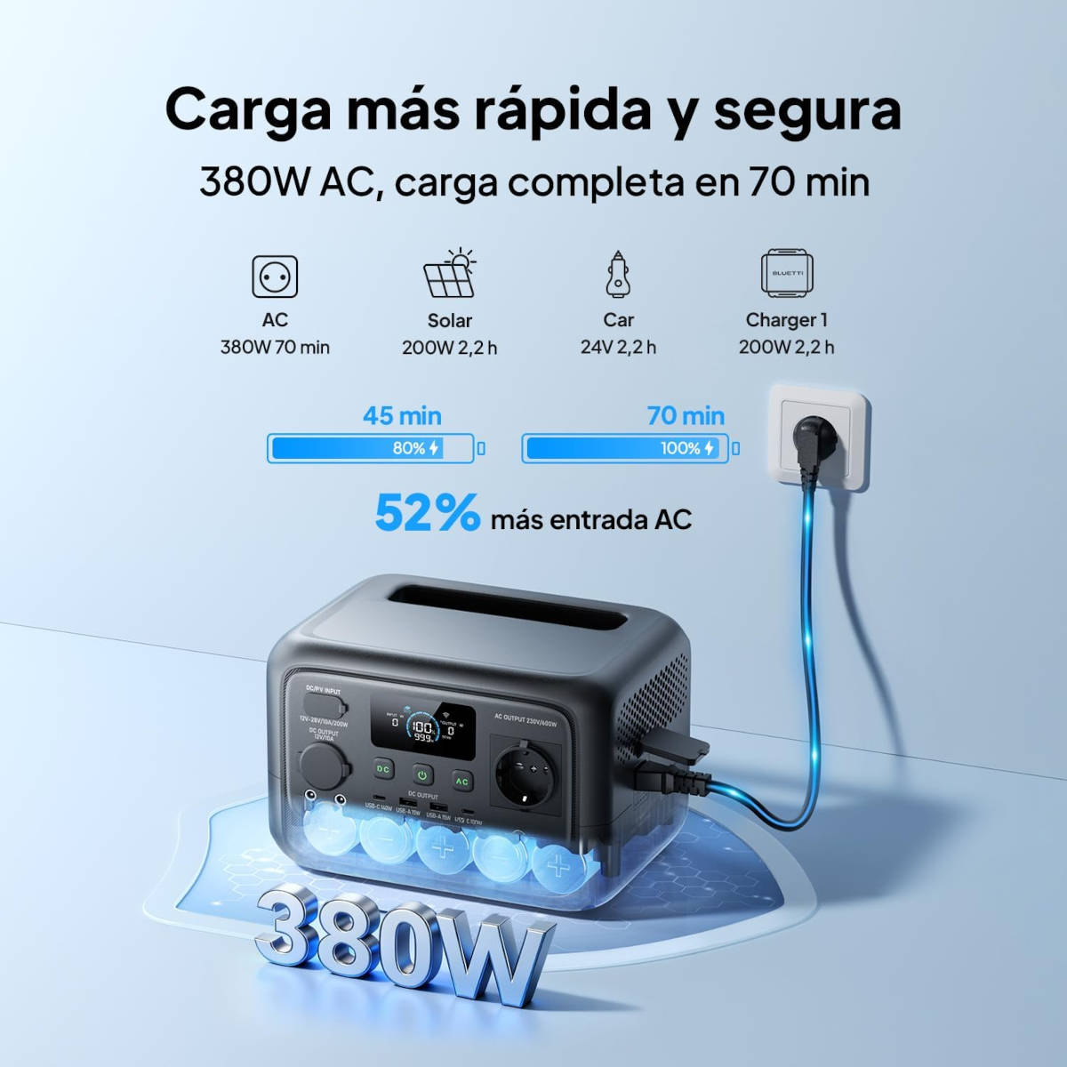 Batería portátil Elite 30 V2. Imagen: Bluetti