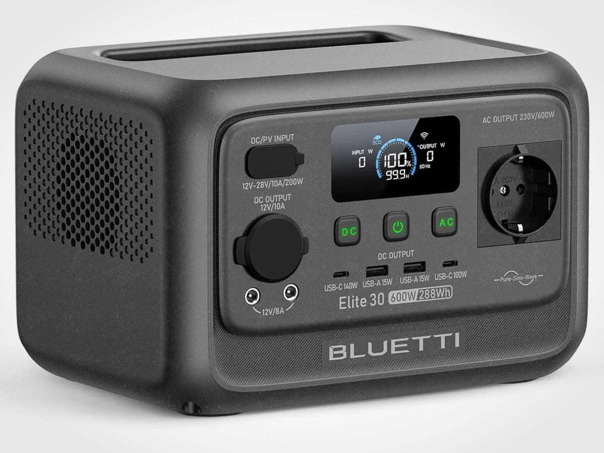 Batería portátil Elite 30 V2. Imagen: Bluetti