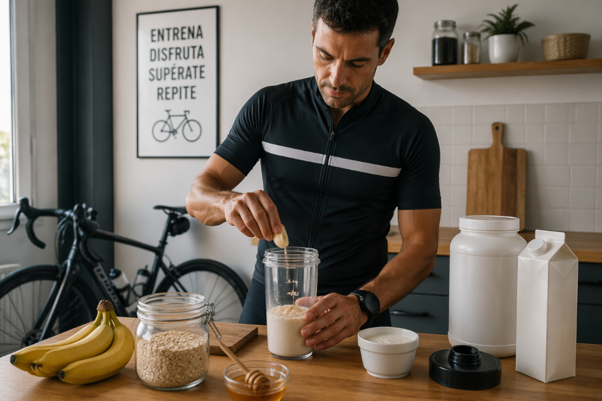 Batidos caseros para ciclistas: la alternativa real a los suplementos tras el entrenamiento
