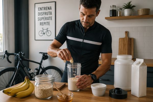 Batidos caseros para ciclistas: la alternativa real a los suplementos tras el entrenamiento