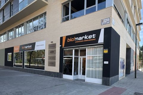 Bicimarket lleva su modelo de tienda de proximidad a Miralbueno con un nuevo espacio de venta y taller en Zaragoza