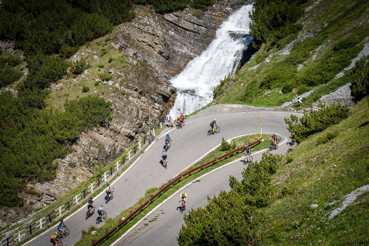 Temporada ciclista en Bormio. Imagen: Enrico Pozzi