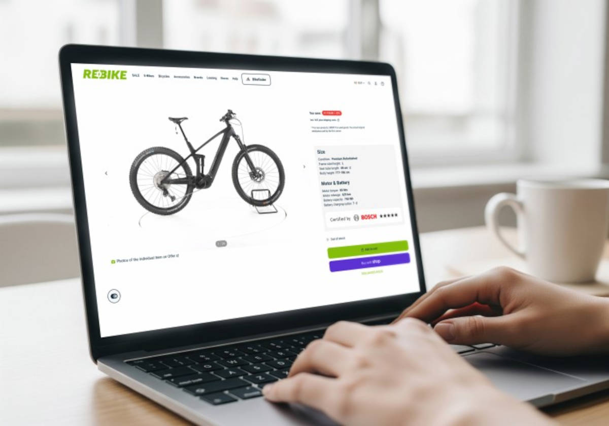 Certificado digital para bicicletas eléctricas en Rebike. Imagen: Bosch eBike Systems