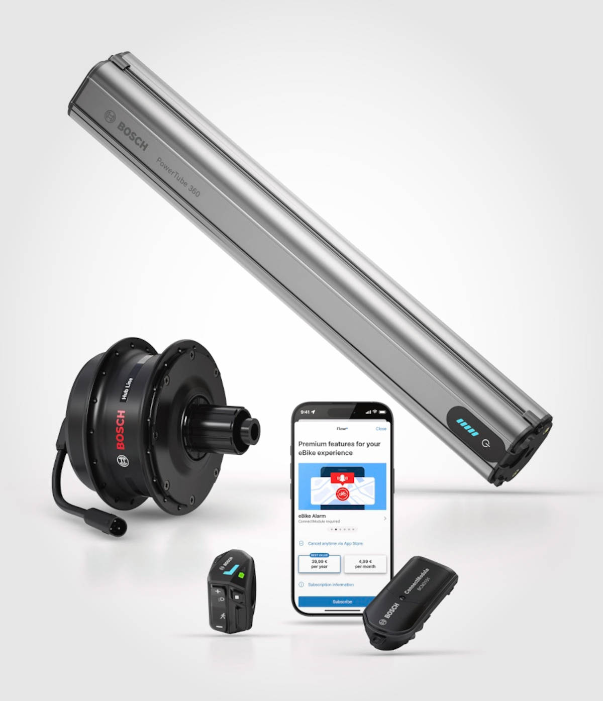 Bosch Hub Line System. Imagen: Bosch eBike Systems