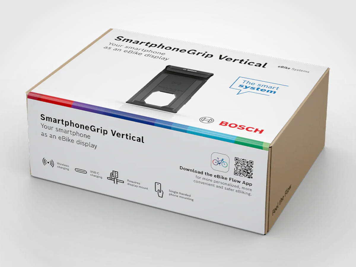 SmartphoneGrip Vertical. Imagen: Bosch eBike Systems
