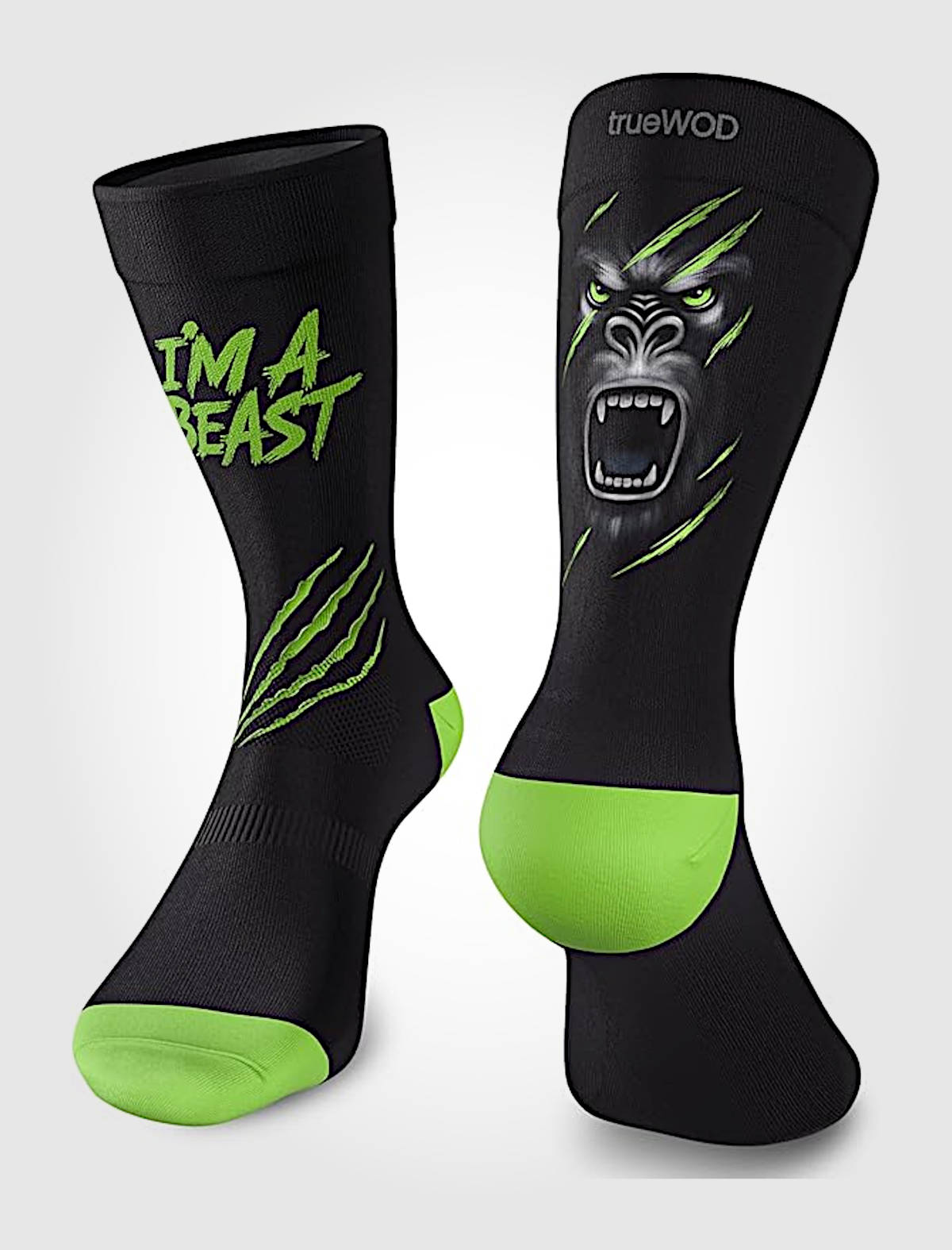 Calcetines técnicos motivacionales. Imagen: trueWOD