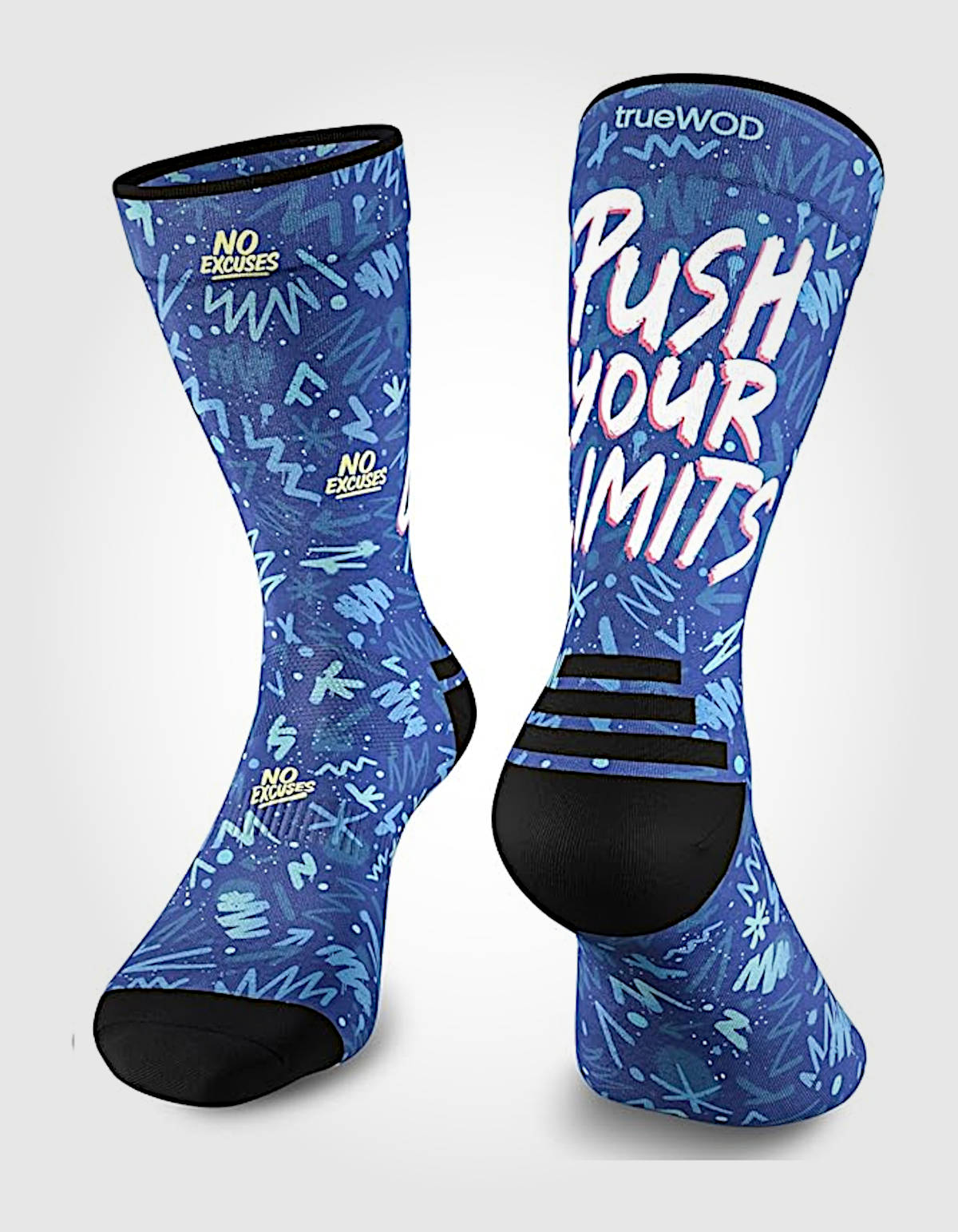 Calcetines técnicos motivacionales. Imagen: trueWOD