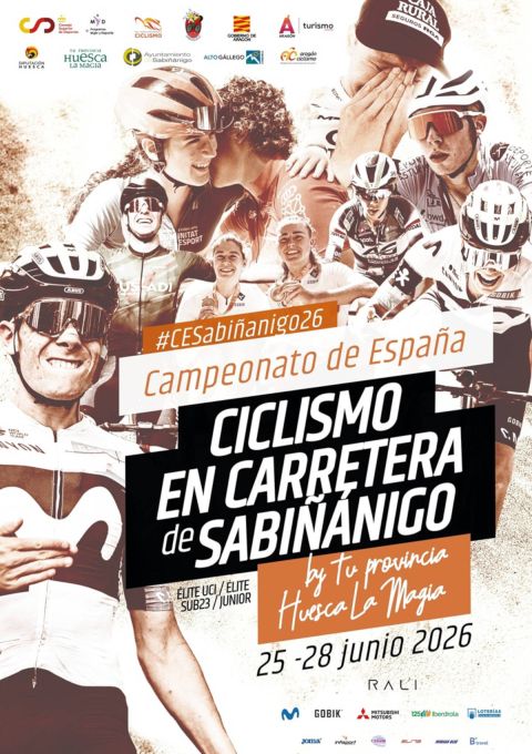 El Campeonato de España de Carretera 2026 dibuja en Sabiñánigo un Nacional para fondistas y corredores completos