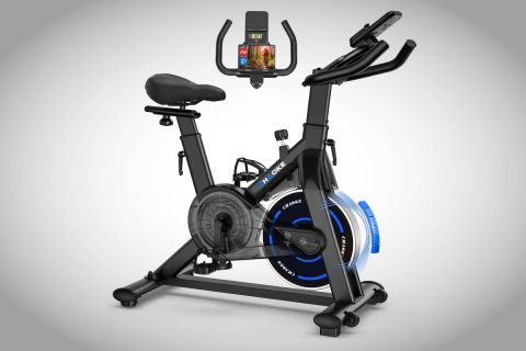 CHAOKE rebaja su bicicleta estática magnética: entrenamiento indoor en casa por 114,02 euros