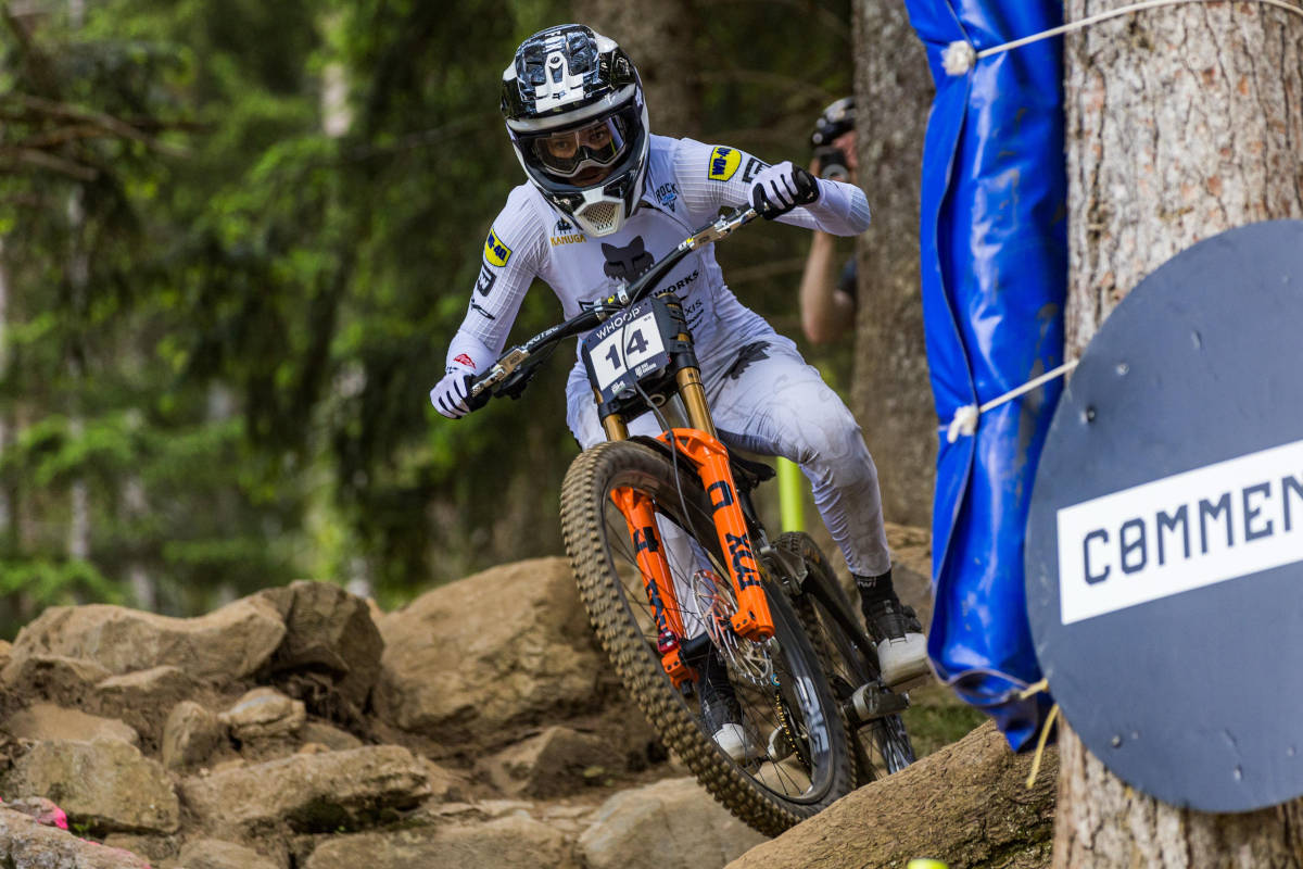 Anna Newkirk (Frameworks Racing / TRP). Imagen: WHOOP UCI Mountain Bike World Series