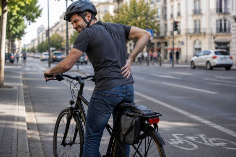 Cómo evitar el dolor de espalda al usar la bicicleta en ciudad sin renunciar a la comodidad ni a la velocidad