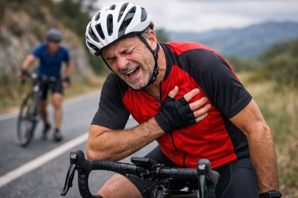 Señales de alerta de un infarto sobre la bicicleta: cómo reconocerlo a tiempo y actuar con rapidez
