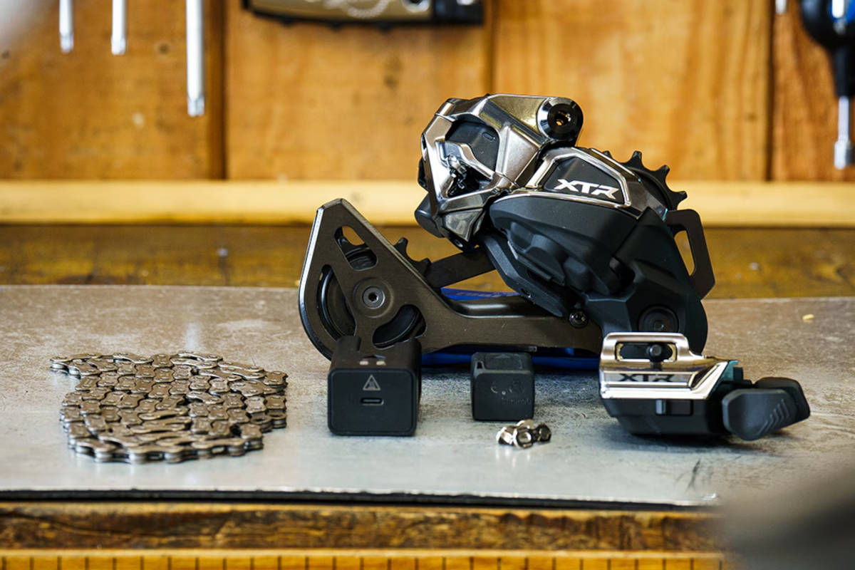 Grupo Shimano XTR Di2. Imagen: Shimano