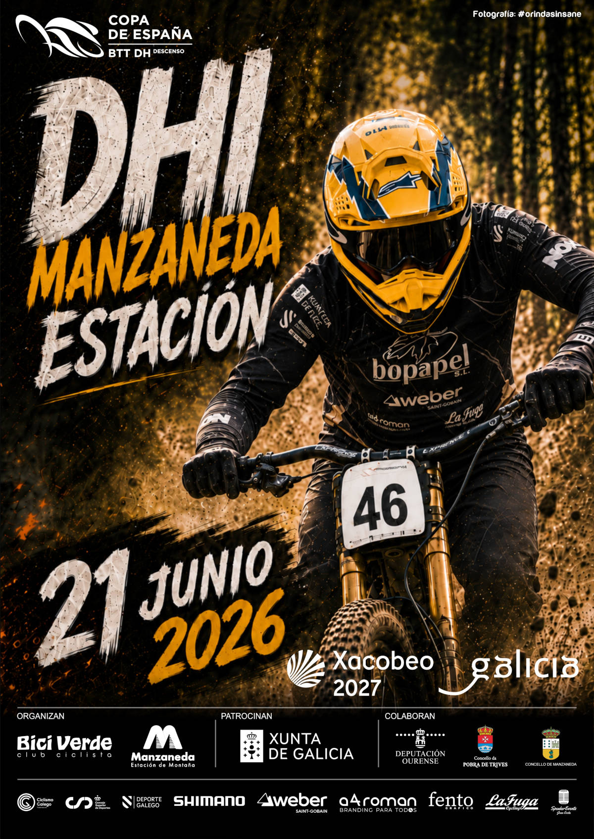Cartel oficial de la prueba. Imagen: RFEC