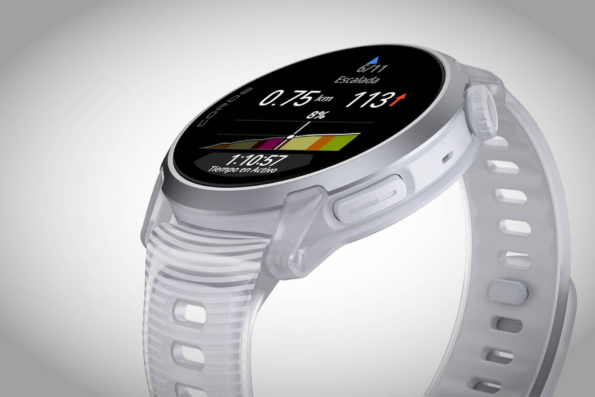 COROS PACE 4 Cloud White. Imagen: COROS