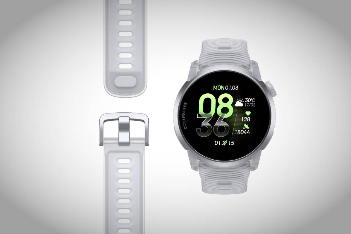 COROS PACE 4 Cloud White. Imagen: COROS