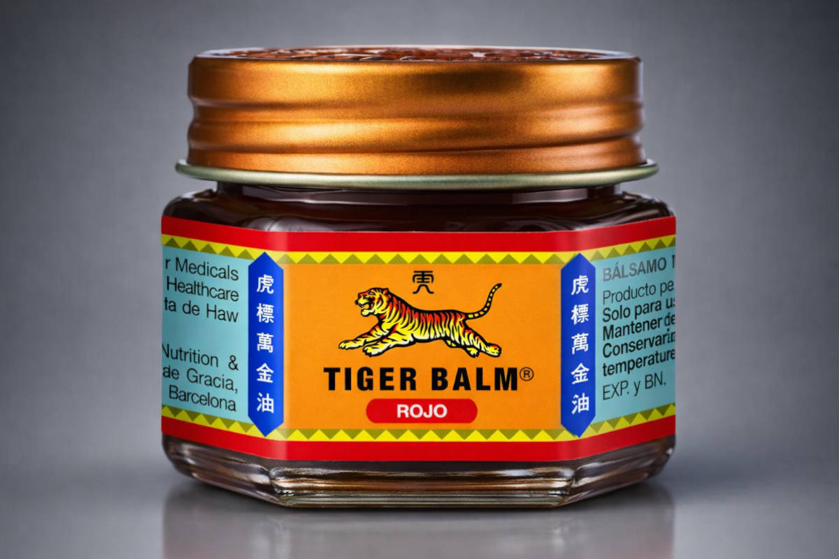 Bálsamo efecto calor. Imagen: Tiger Balm