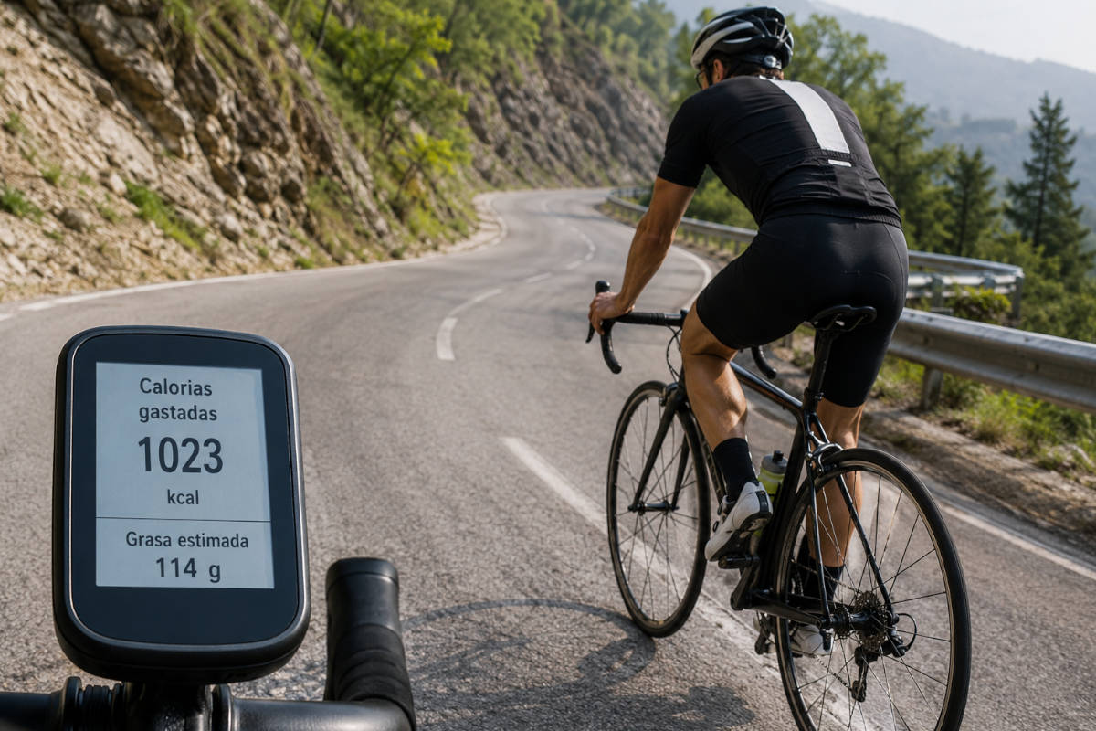 Ciclista ascendiendo por carretera montañosa. Imagen: TodoMountainBike