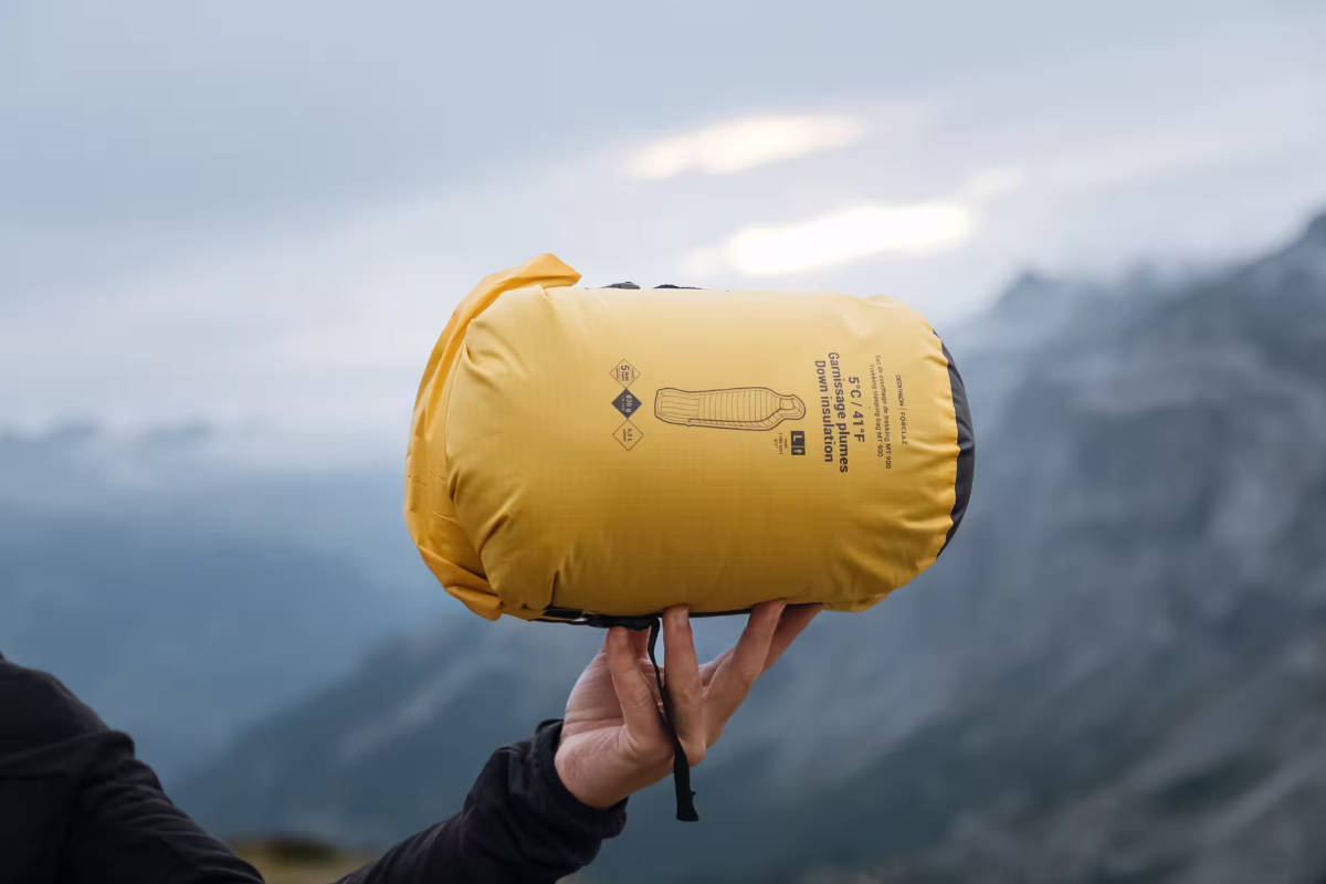 Saco de dormir MT900. Imagen: Decathlon