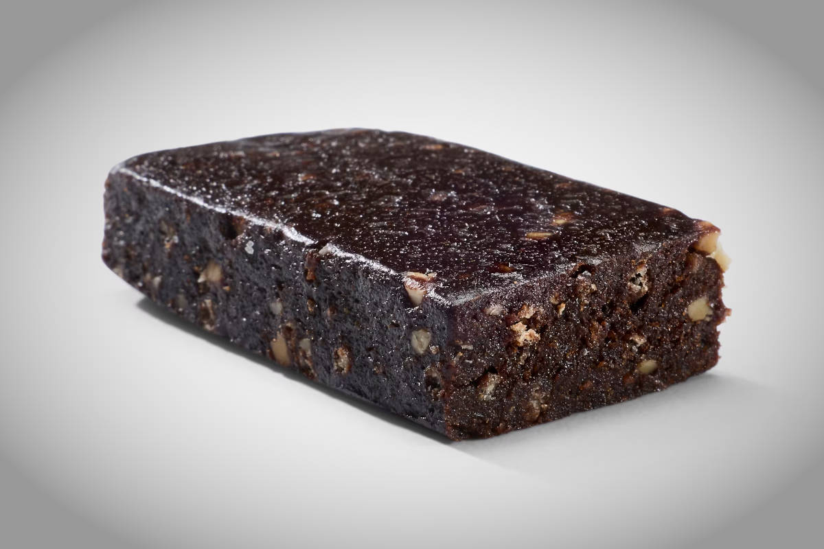 Barrita dátiles y pasas 1:0,8 cacao. Imagen: Decathlon