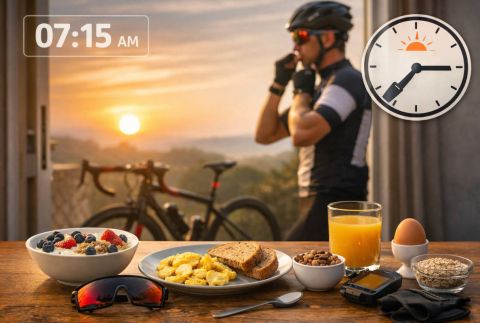 Desayunar temprano puede marcar la diferencia en el rendimiento ciclista: lo que dice la ciencia
