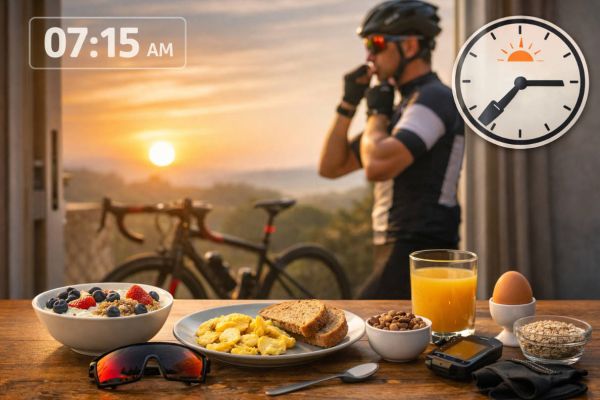 Desayunar temprano puede marcar la diferencia en el rendimiento ciclista: lo que dice la ciencia