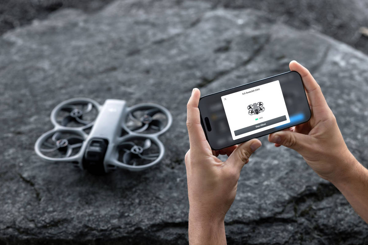 Avata 360. Imagen: DJI