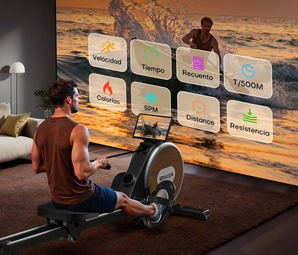 Máquina de remo. Imagen: DMASUN