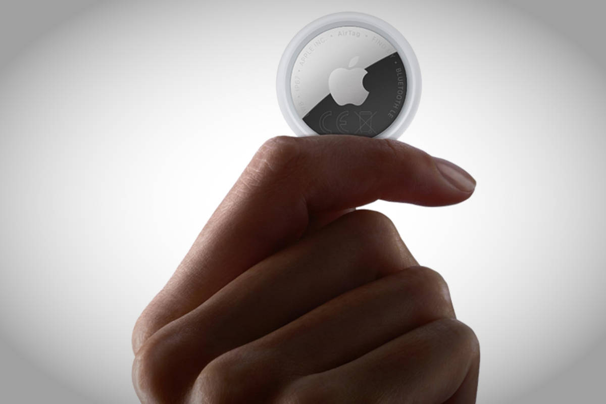 Apple AirTag. Imagen: Apple