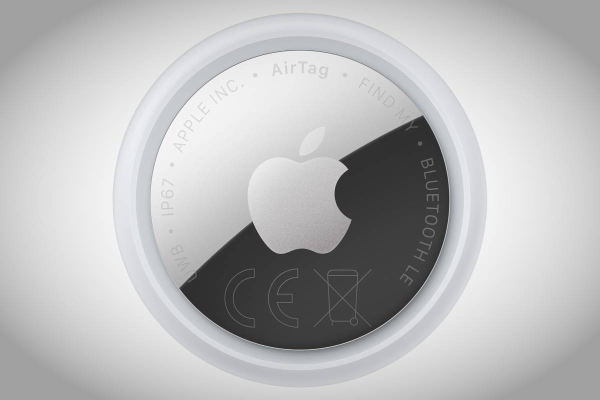 Apple AirTag. Imagen: Apple