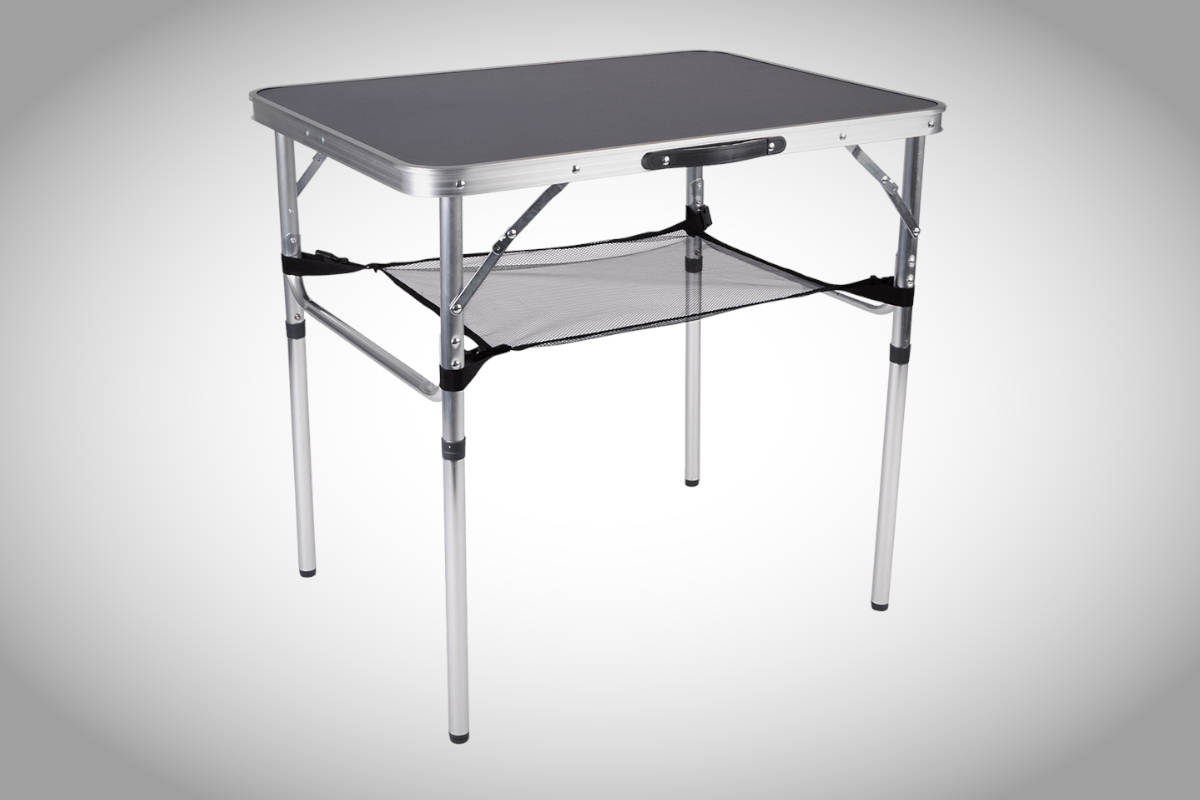 Mesa de camping plegable ALDI. Imagen: ALDI