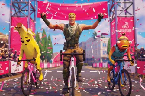 El Giro d’Italia entra en Fortnite con ocho etapas oficiales y bicicletas De Rosa