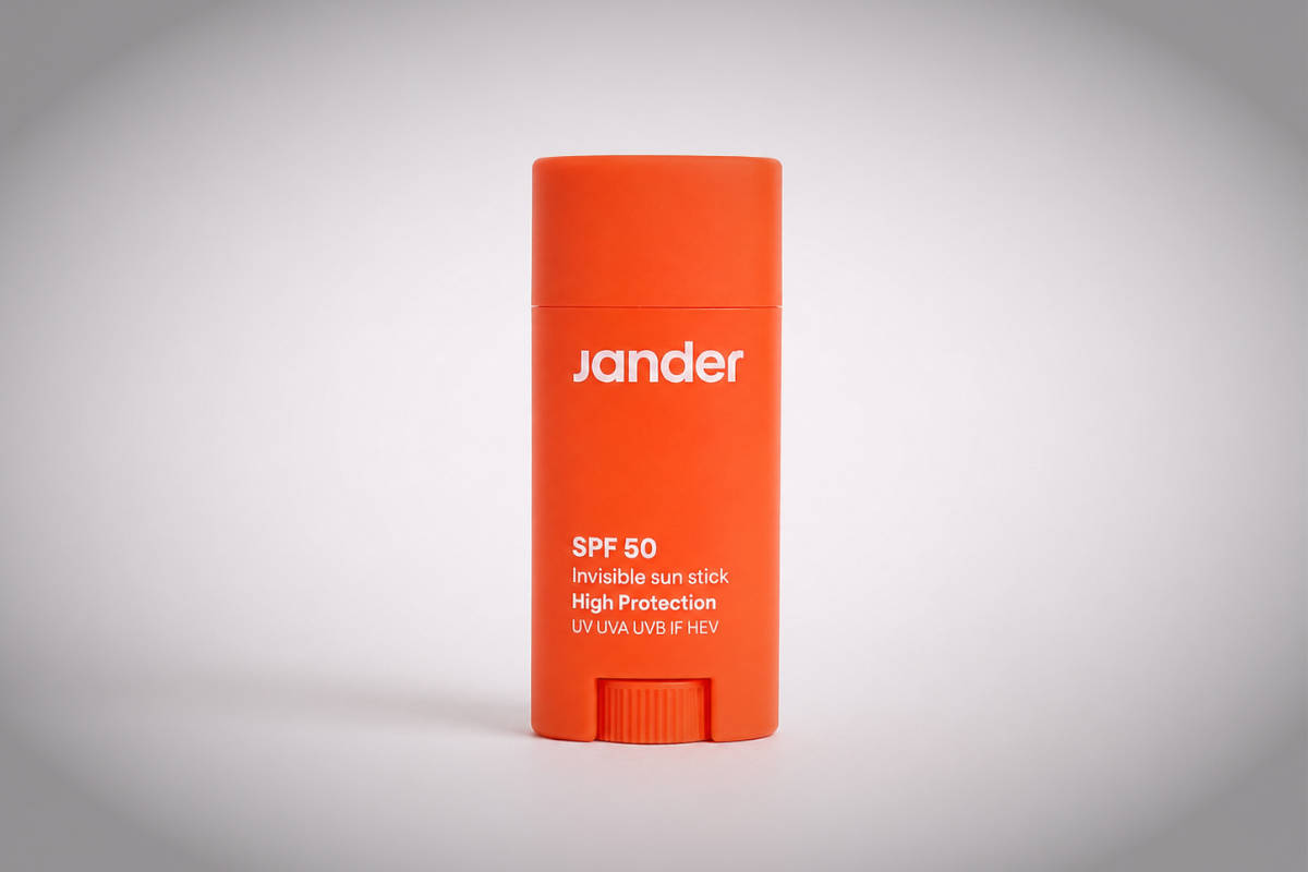 Jander protector solar en stick SPF50. Imagen: TodoMountainBike