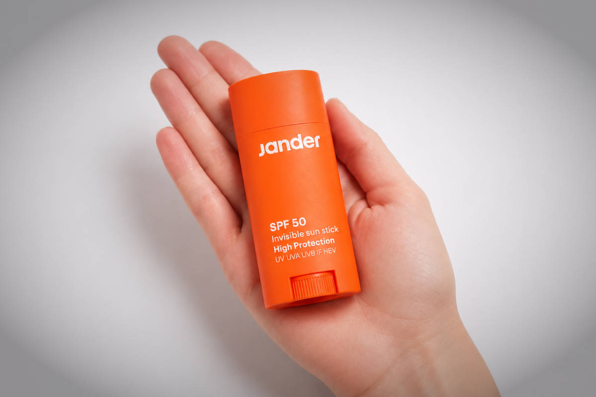 Jander protector solar en stick SPF50. Imagen: TodoMountainBike