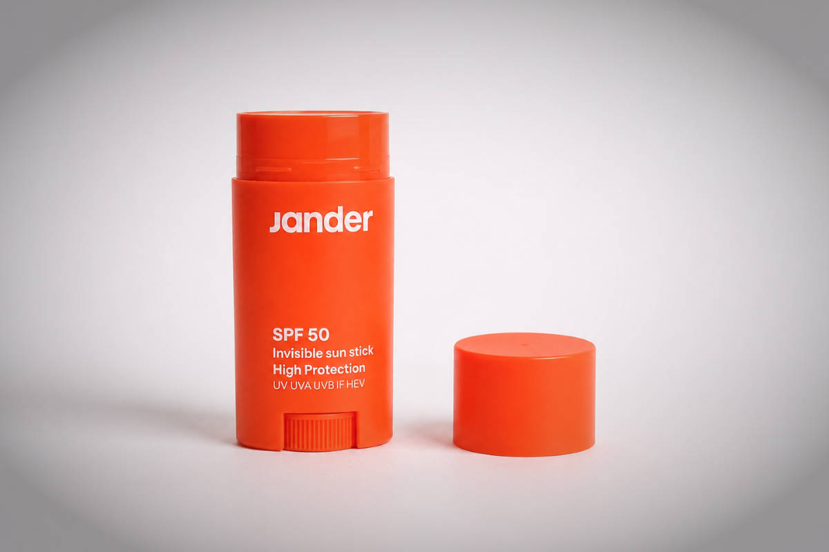 Jander protector solar en stick SPF50. Imagen: TodoMountainBike
