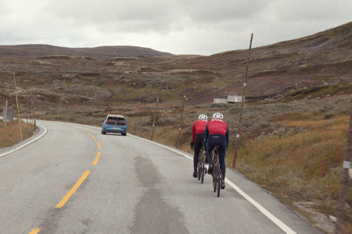 Cruzando Escandinavia sobre una Synapse. Imagen: Cannondale
